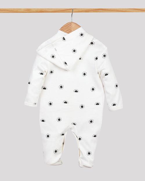 Sleepsuits with Hood and Shoe - Sun print