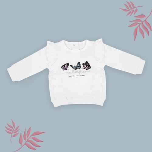 Dr.Leo Kidswear Full sleeve Top and Pant Set - White