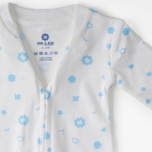 Sleepsuits with Zip - Off white