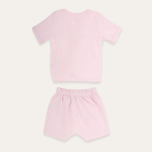 Dr Leo Vest With Shorts - Pink