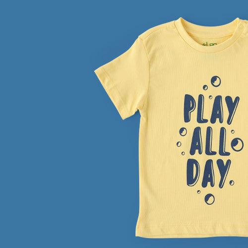 drLeo Halfsleeve T shirt  play all day - Yellow