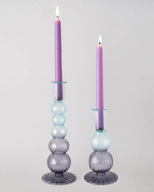 Amari Borosilicate Candle Holders - Set of 2