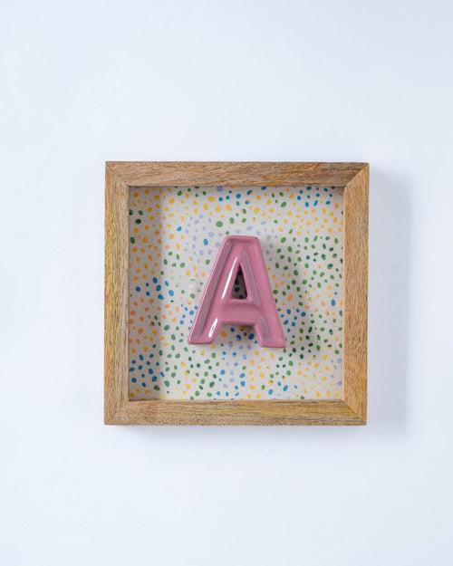 Mini Mottled Mono Wall Hanging - Pink