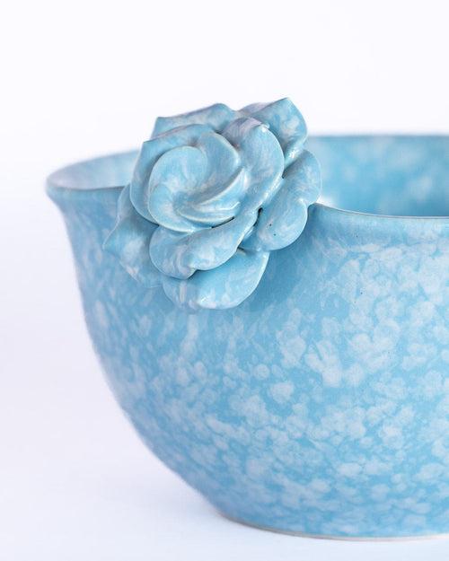 Speckled Serenity Handpainted Bowl