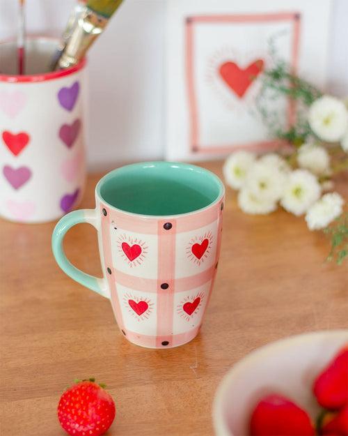 Valerie Handpainted Ceramic Mug