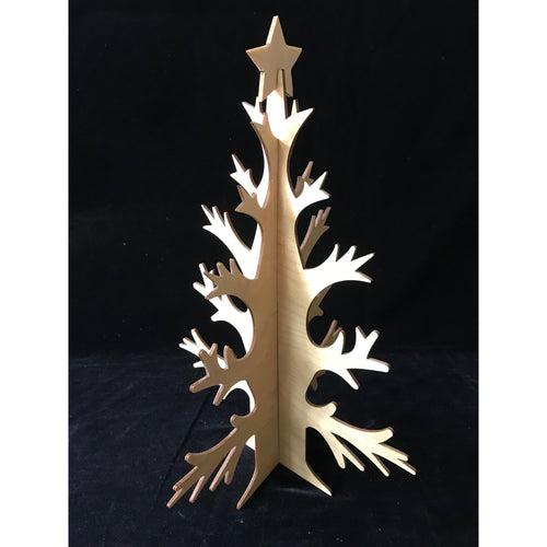 Toyroom Minimalistic Sustainable wooden DIY christmas tree with Star