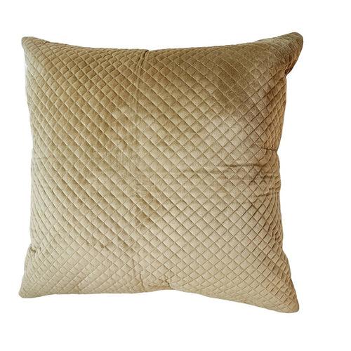 Beige Velvet Cushion Cover