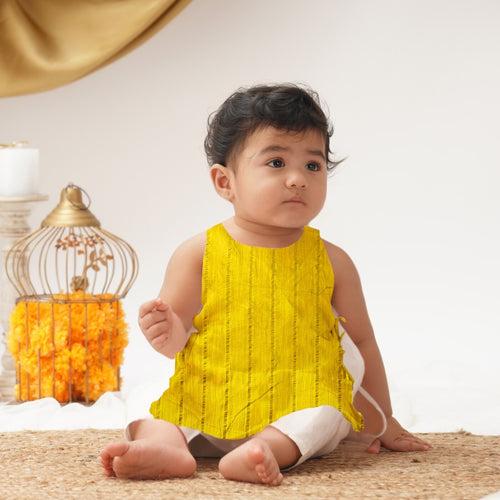 Baby Girl Cotton Kurta & Pant Set - Meher