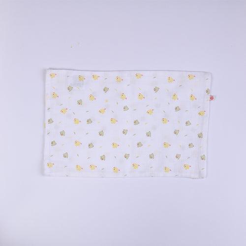 Baby Organic Cotton Bed Sheets, Pillow Covers & Pillow Filler Set - Chirpy Birdie