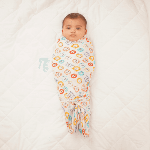 Baby Muslin Swaddles - Doodle Delight - Pack of 2