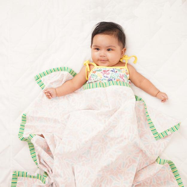 Baby Muslin Dohar - Floral Dreamland