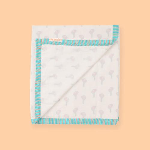 Baby Muslin Dohar - Tender Tulips