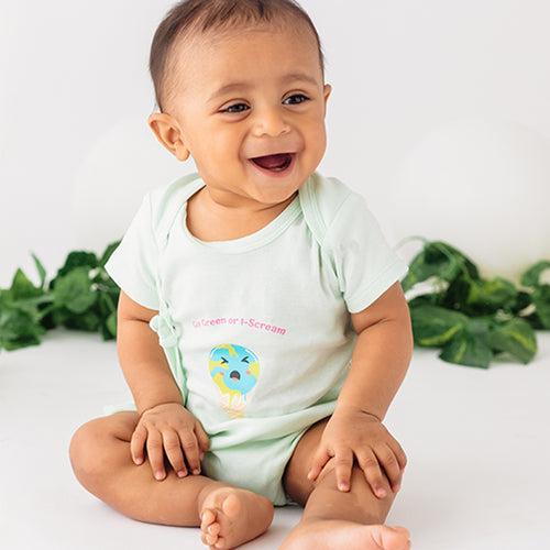 Baby Organic Cotton Bodysuit - Go Green