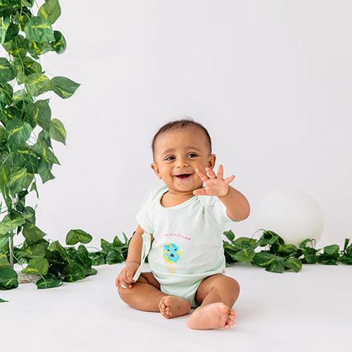 Baby Organic Cotton Bodysuit - Go Green