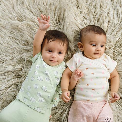 Baby Organic Cotton Tops - Zoo-mazing - Pack of 2