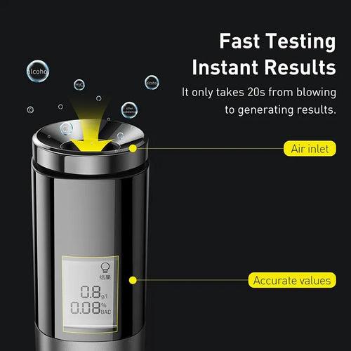 Baseus®️ Smart Portable Breathalyzer - Professional AI Alcohol Tester