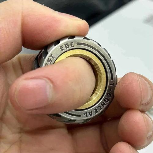 The ZenSpin®️ Air - Tire Fidget Spinner Ring | Clandestine Edition