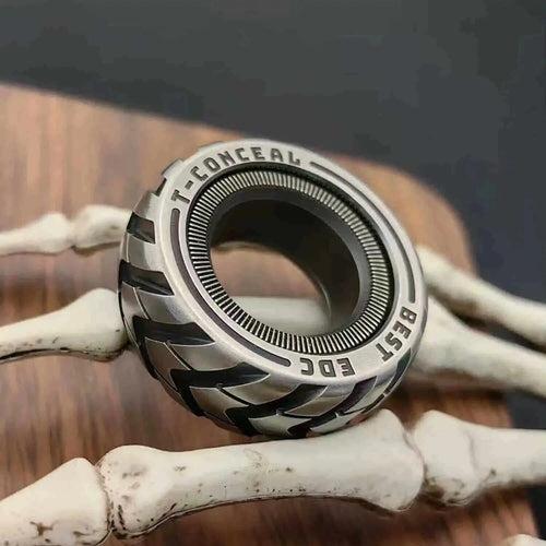 The ZenSpin®️ Air - Tire Fidget Spinner Ring | Clandestine Edition