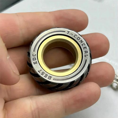 The ZenSpin®️ Air - Tire Fidget Spinner Ring | Clandestine Edition