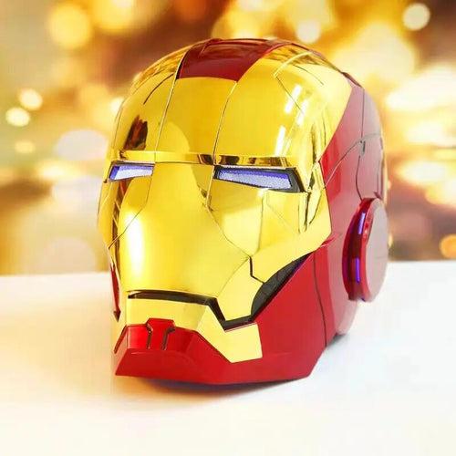 XSociety®️ Gold Iron Man Helmet - MK5 Jarvis Iron Man Mask | Select Edition