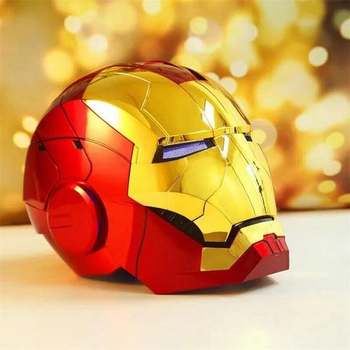 XSociety®️ Gold Iron Man Helmet - MK5 Jarvis Iron Man Mask | Select Edition