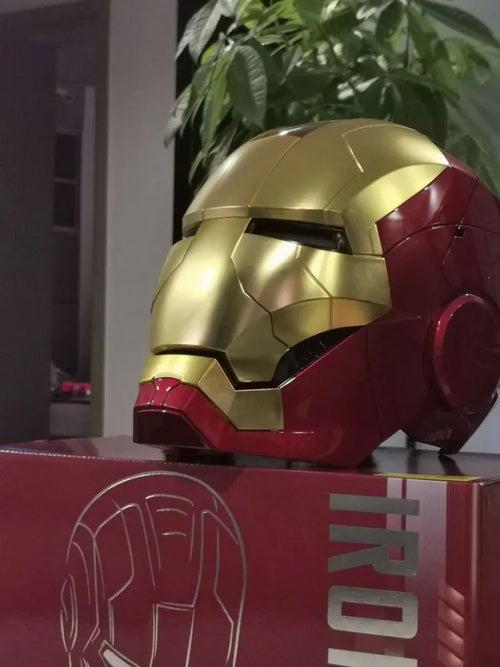 XSociety®️ Gold Iron Man Helmet - MK5 Jarvis Iron Man Mask | Select Edition