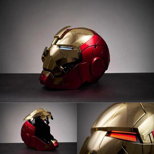 XSociety®️ Gold Iron Man Helmet - MK5 Jarvis Iron Man Mask | Select Edition