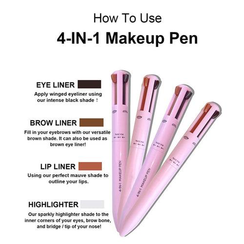 The Beauty Stylus by Merced Bluel®️ - 4 in 1 Makeup Pen