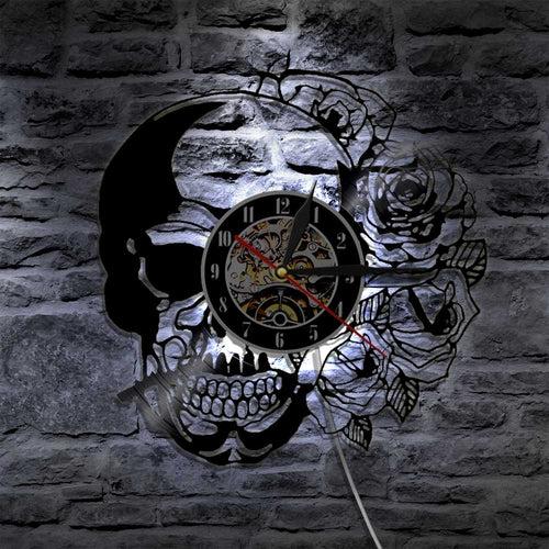 The Halloween  Skull Clock ( Limited Edition )