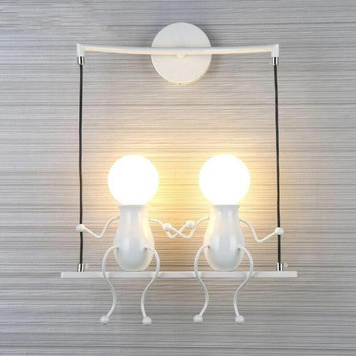 The Stickman Swing Lamp ( Cute Lamp for Bedroom )