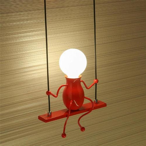 The Stickman Swing Lamp ( Cute Lamp for Bedroom )