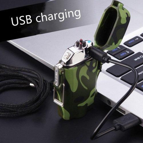 GreyTech® Dual Arc Windproof Electric Lighter - Classic USB Lighter