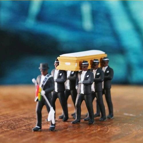 Funeral Coffin Pallbearers Scale Model | Best Halloween Decor