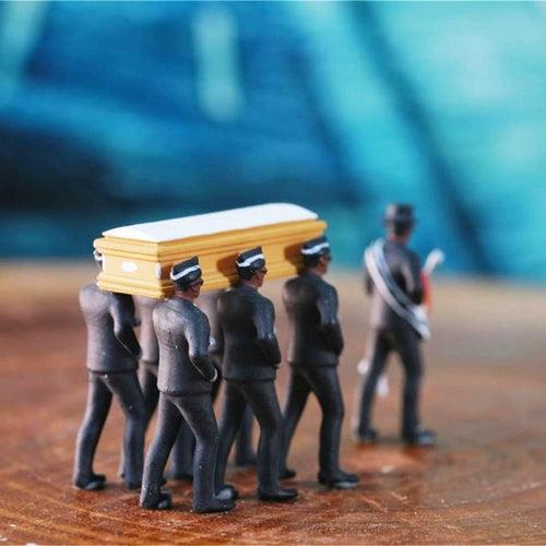 Funeral Coffin Pallbearers Scale Model | Best Halloween Decor