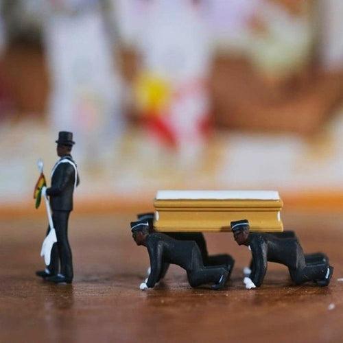 Funeral Coffin Pallbearers Scale Model | Best Halloween Decor