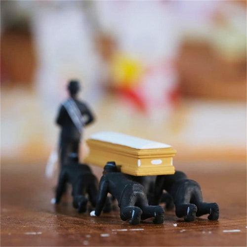 Funeral Coffin Pallbearers Scale Model | Best Halloween Decor