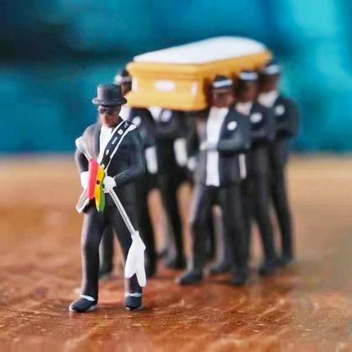 Funeral Coffin Pallbearers Scale Model | Best Halloween Decor