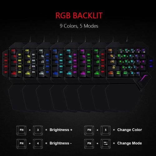 GreyTech® Z2 Combo ( One Handed Keyboard + Mouse )