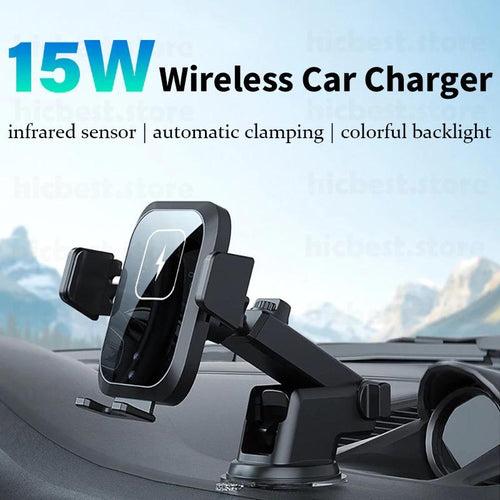 Hicbest® Pro - 15 W Car Wireless Charger