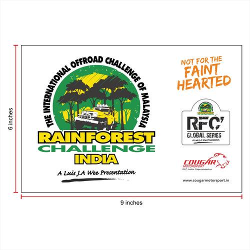 Rainforest Challenge India Door Sticker