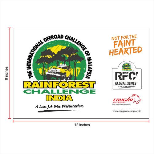 Rainforest Challenge India Door Sticker