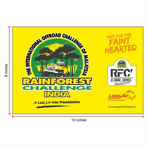 Rainforest Challenge India Door Sticker