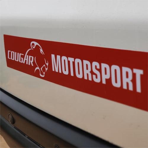 Windscreen Stickers Cougar Motorsport