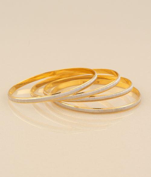 Amira Gold Bangles (Set of 4)