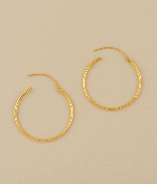 Laila Gold Hoops (Small)