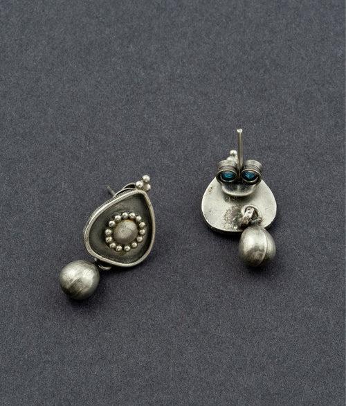Ambika Silver Earrings