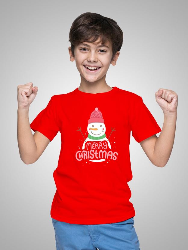 Merry Christmas With Santa Cotton T-shirt