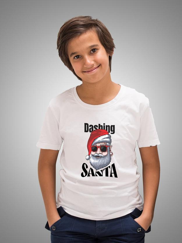 Dashing Santa Kids T-shirt