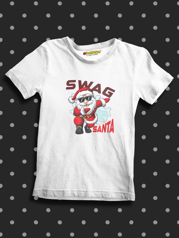 Swag Santa Kids Cotton T-shirt