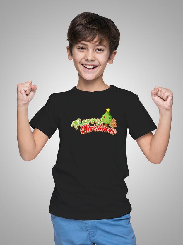 Merry Christmas Tree Kids T-shirt